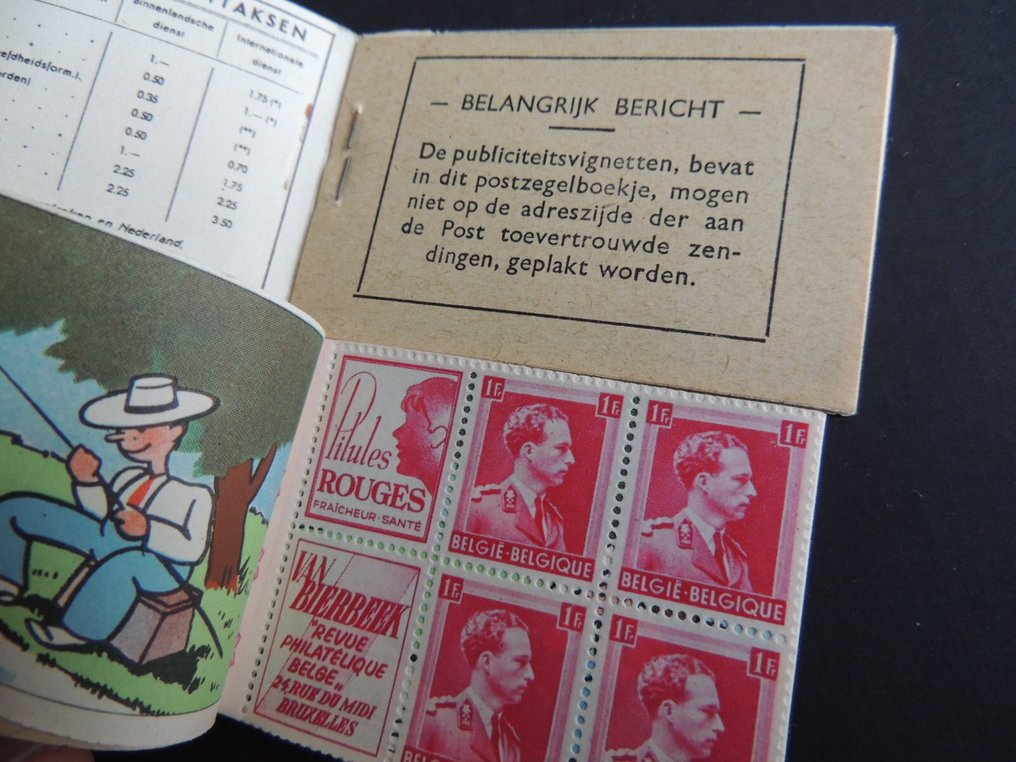 Belgio 1941 - I due taccuini Pêche Miraculeuse testo FR & NL. #4.3