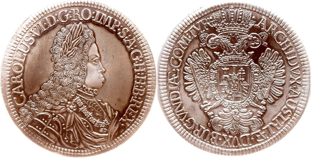 Austria. Karl VI. 1711-1740. Doppelter Reichstaler o.J. Hall #1.0