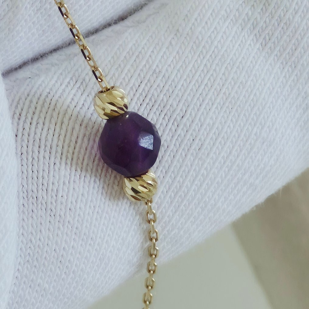 项链 - 14K包金 黄金 锆石 #3.2