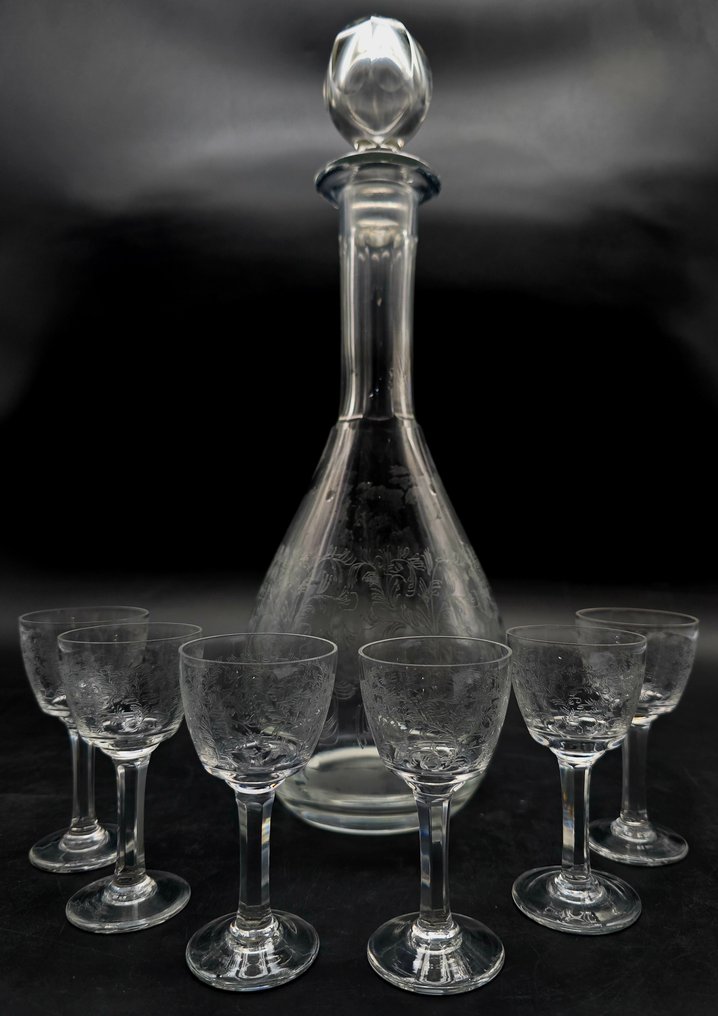 Cristalleria Empoli - Service à boisson (6) - Floreale - Cristal #1.0