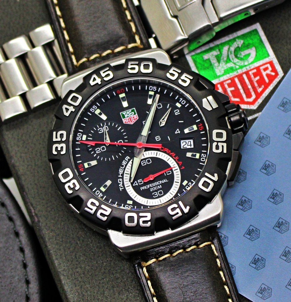 TAG Heuer - Formula 1 Chronograph - Fără preț de rezervă - CAH1110 Black Swiss Watch - Bărbați - 2000-2010 #1.0