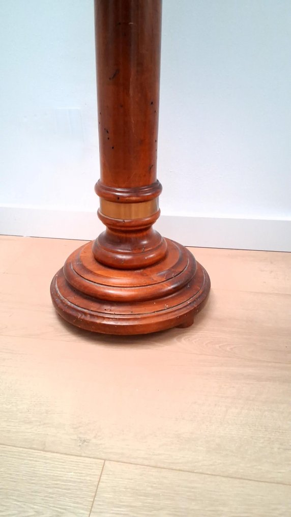  Column - 1930-1950 - Wooden Pedestal Massif  #2.1