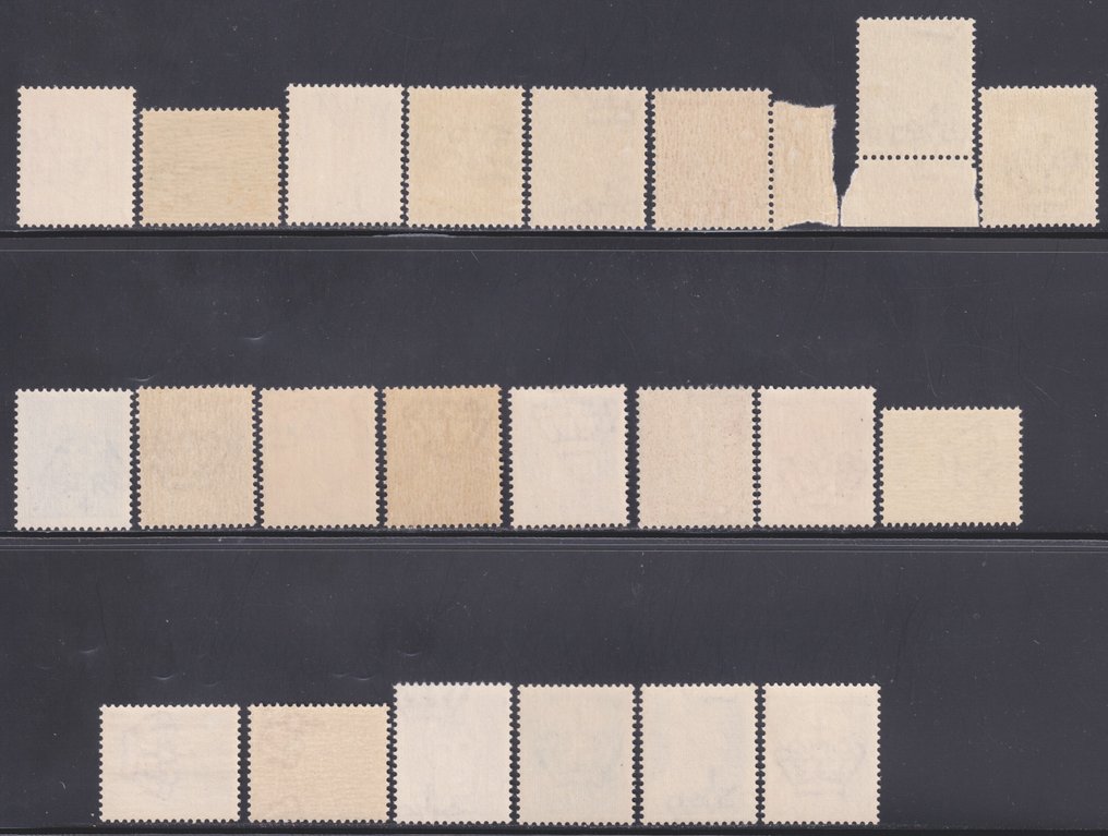 Olasz Királyság 1929 - Imperiale Serie Completa Sass S.51 szép, teljes centrálású, MNH** Spl #1.0