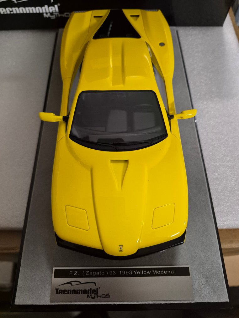 Tecnomodel 1:18 - Modelsportsvogn - Ferrari FZ93 Zagato 1993 Giallo Modena - TM18-272C #1.0