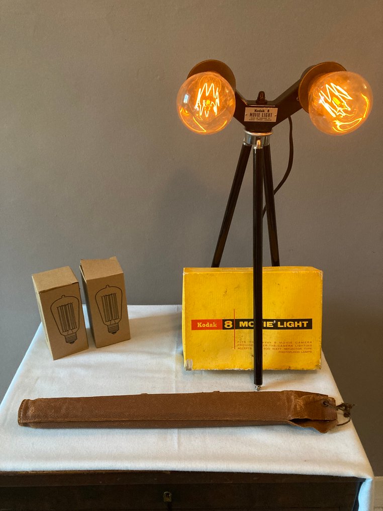 Lampada - Faretto per film Kodak Brownie 8 - Bachelite, acciaio inossidabile, Rame #2.1