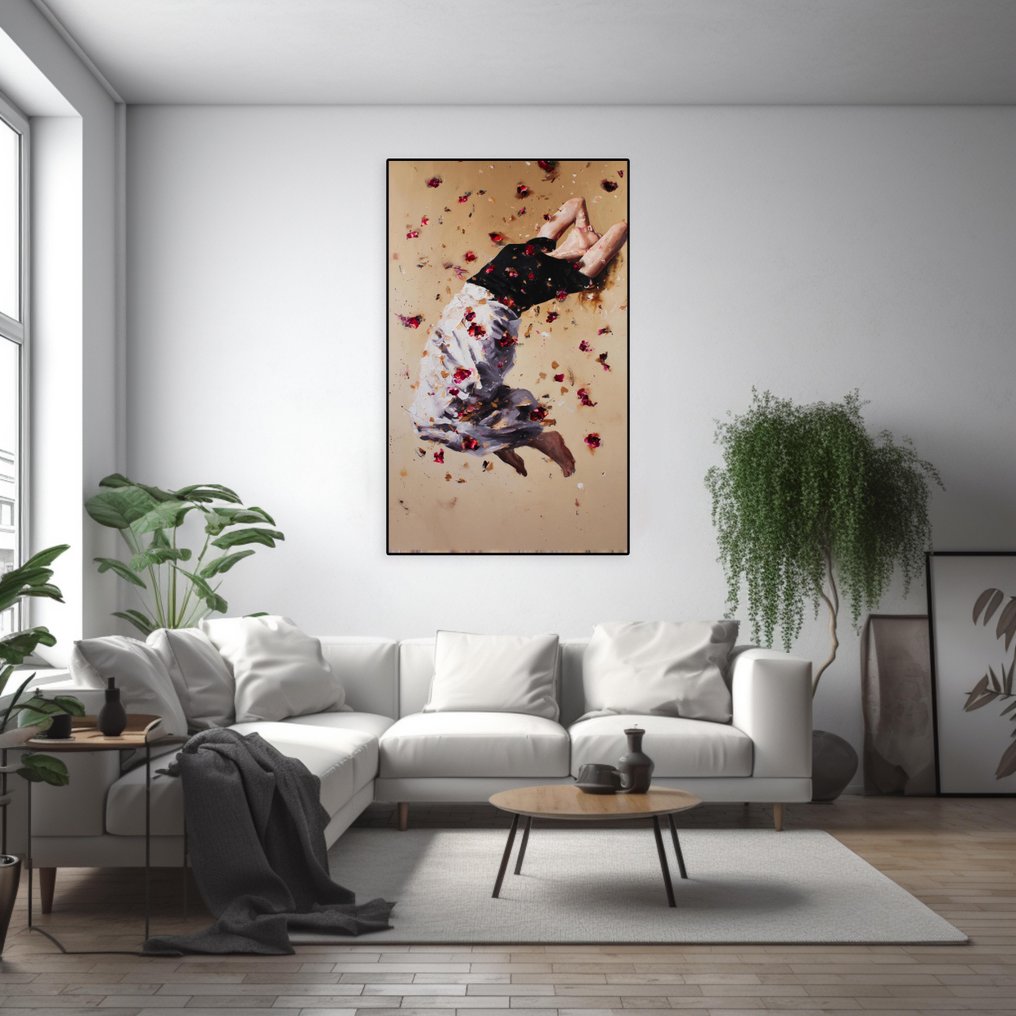 Anne Dias (1985) - (XL) Spiral Fall Illusion #1.0