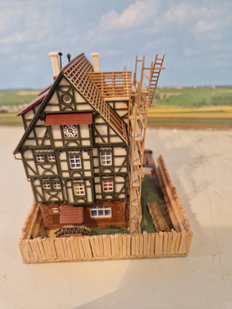 Vollmer N - Model train buildings (5) - Half-timbered houses #4.3