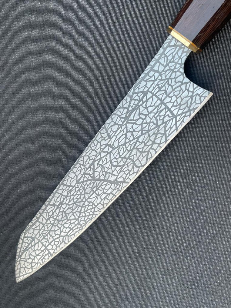 Custom Craft Knife - R530 - 餐刀 - 木, 钢 #1.0