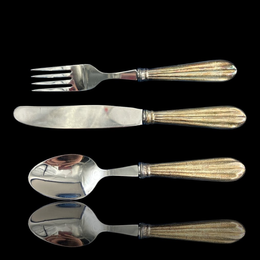 餐具套裝 - 銀 - 复古餐具套装 #4.3