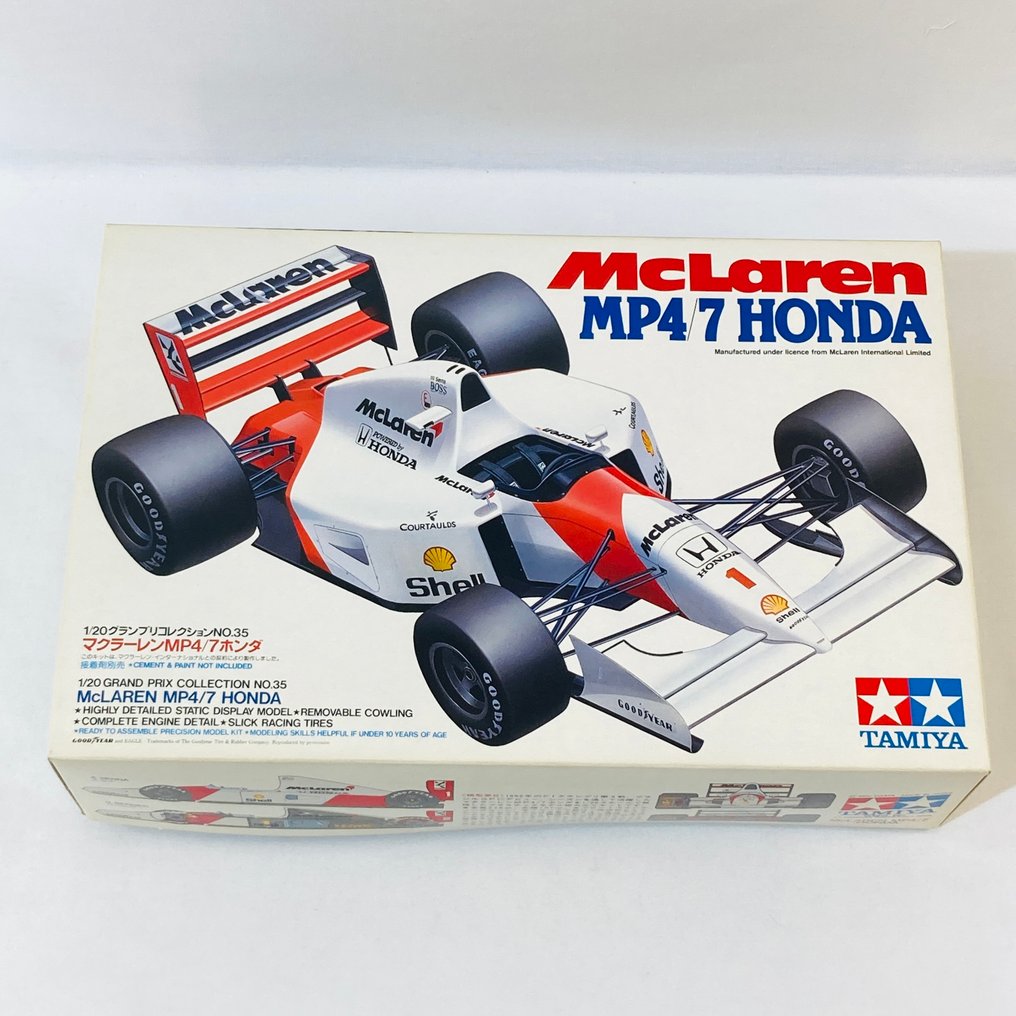Tamiya 1:20 - Modellsett - McLaren MP4/7 Honda - 20035 Vintage 1992 Ayrton Senna #1.0