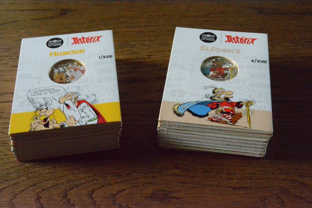 法国. 10 Euro 2022 "Astérix" (18 stuks) #1.0