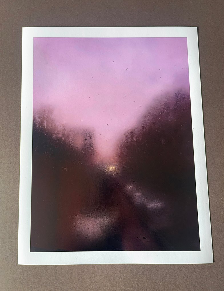 Andre Lichtenberg - Window 23-07 Pink with Car #1.0