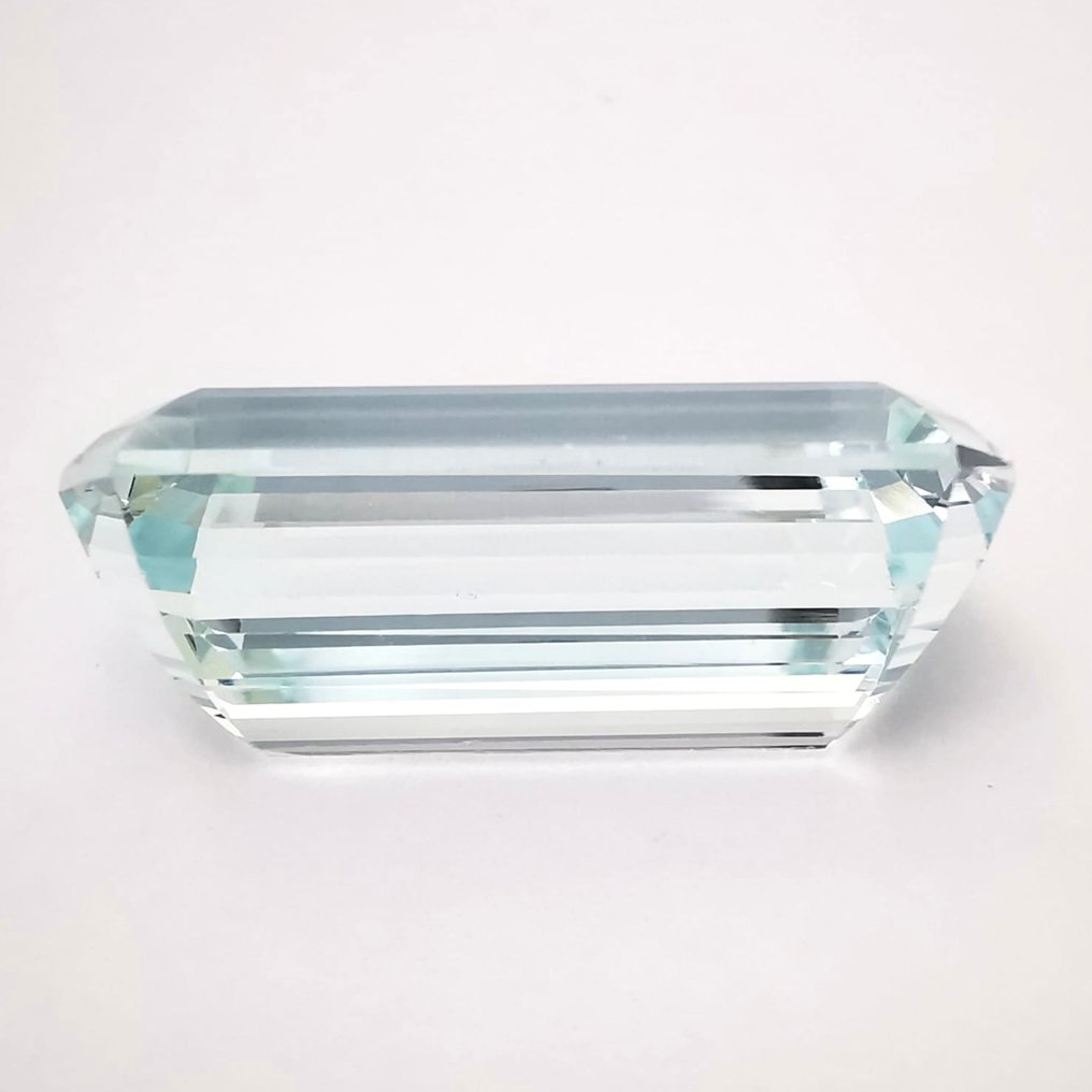 Ohne mindestpreis Aquamarin  - 19.79 ct - Antwerp Laboratory for Gemstone Testing (ALGT) - Sehr Hellblau #2.1