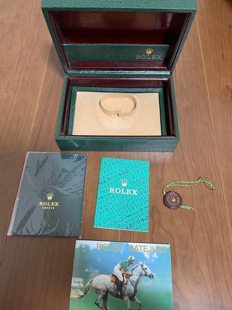 Rolex - ROLEX DATEJUST — Complete Accessory Set (Box, Booklet, Warranty Card, Tag) #1.0