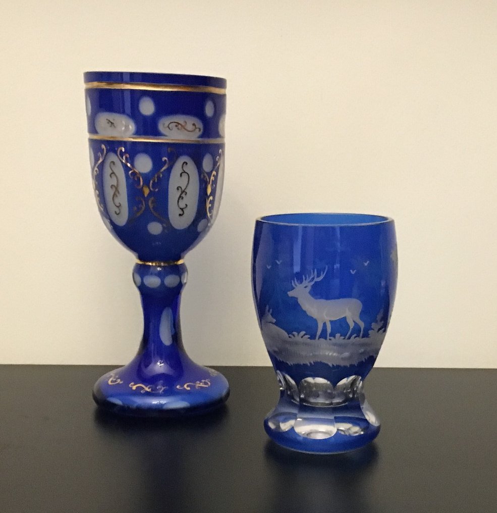 Beaker (2) - Crystal - Bohemian cut crystal #1.0