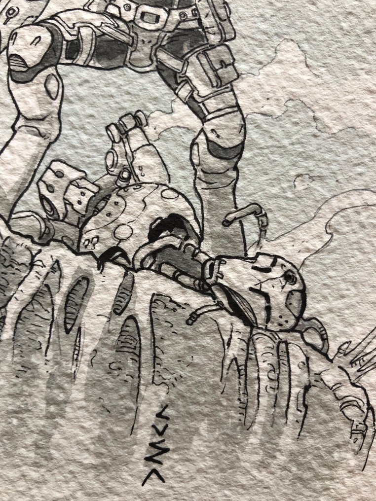 Cucca, Vincenzo - 1 Original drawing - Colonisation #4.3