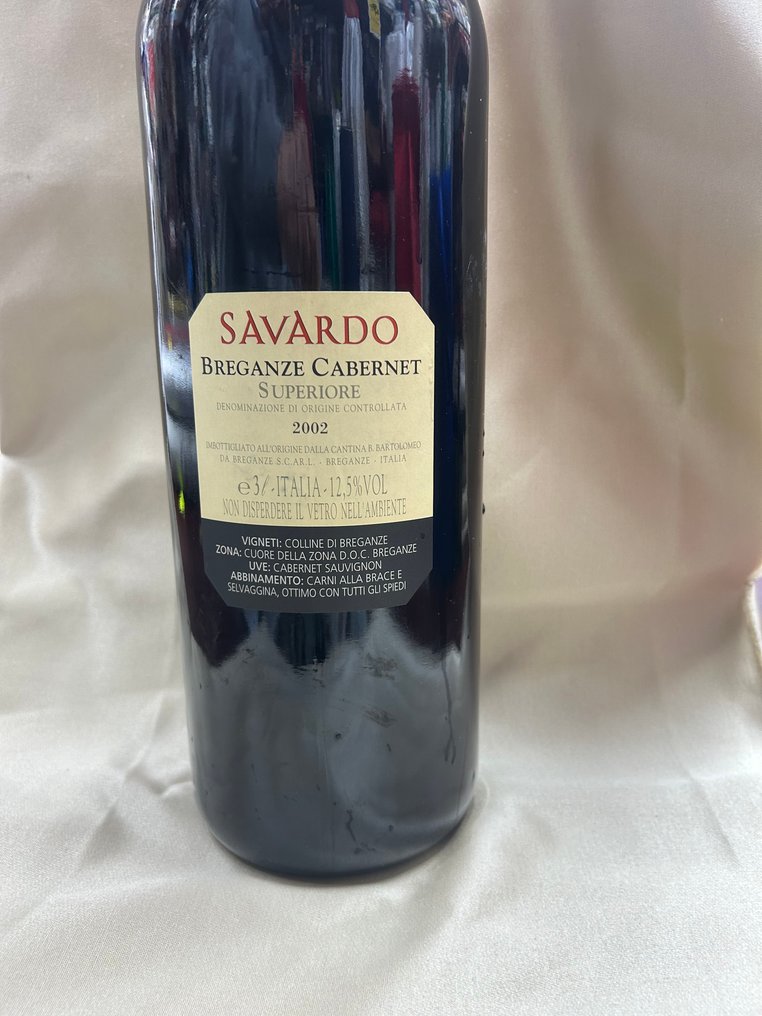 2002 Cantina Beato Bartolomeo Savardo - Wenecja Euganejska Superiore - 1 Double Magnum/Jeroboam (3l) #2.1