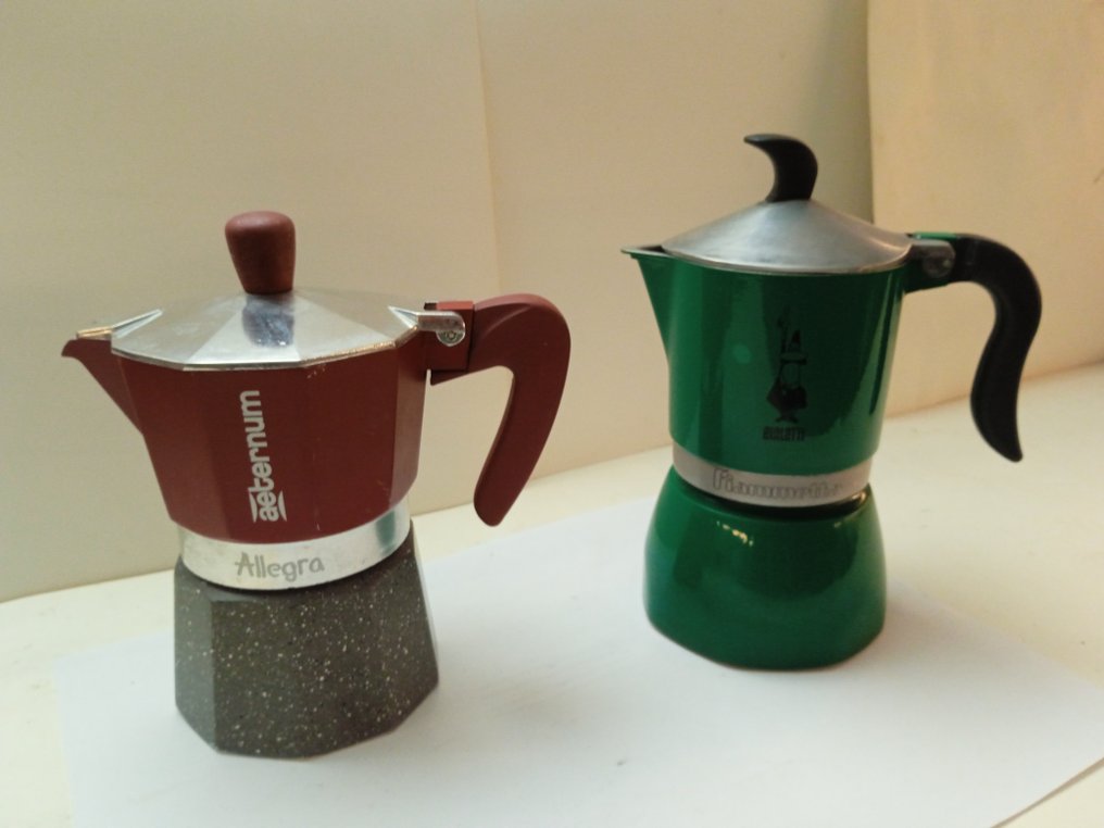 Aeternum- Bialetti - Καφετιέρα (2) - Allegra - Fiammetta - Αλουμίνιο, Σμάλτο - ζωντάνια #1.0