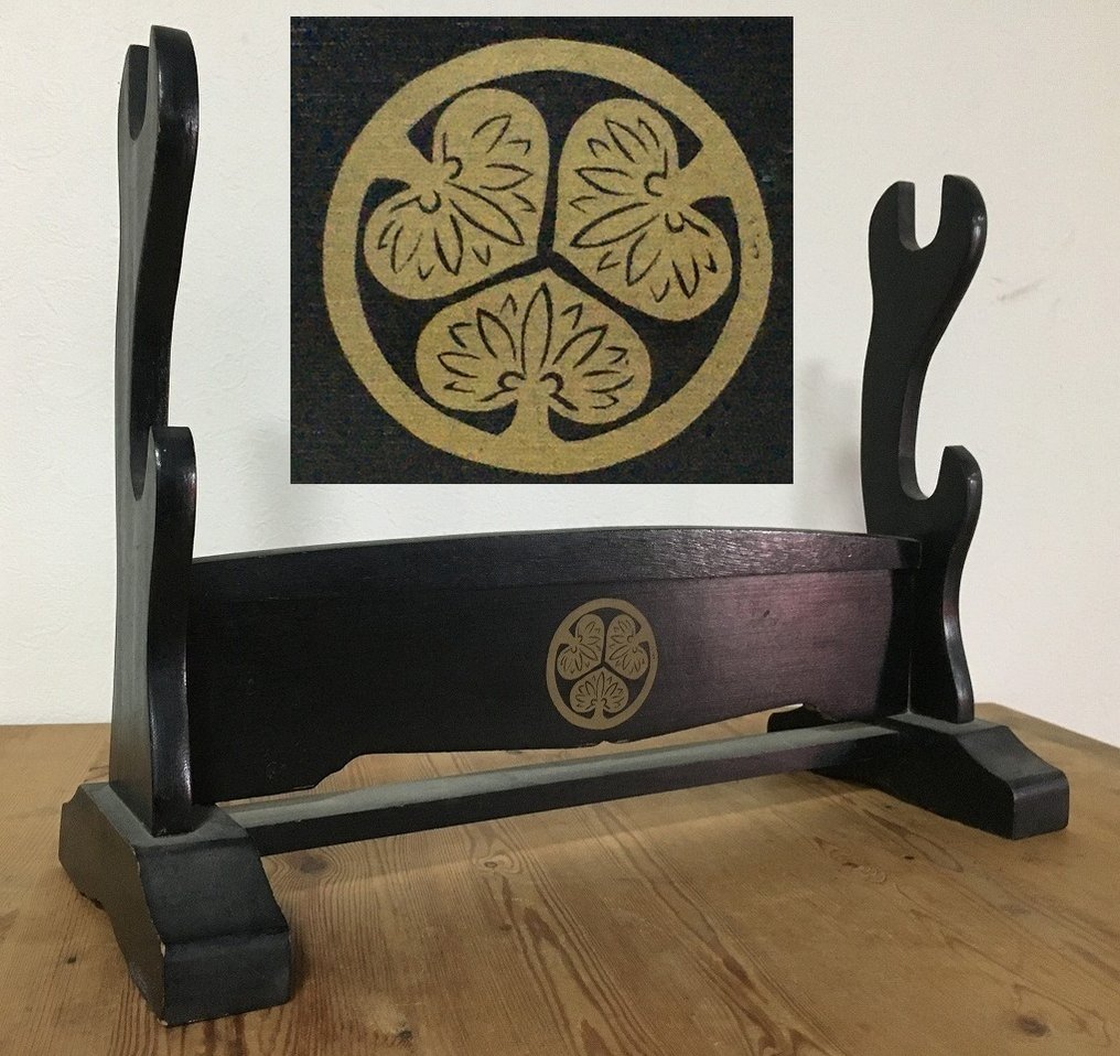 Samurai Sword Rack / 刀掛 Katana Kake / Japanese Vintage - Statue Træ - Japan  (Ingen mindstepris) #1.0