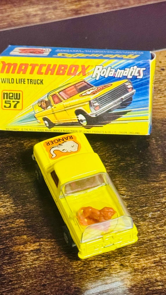 Matchbox 1:64 - Modelbil - Matchbox Rola-matics Wild Life Truck #1.0