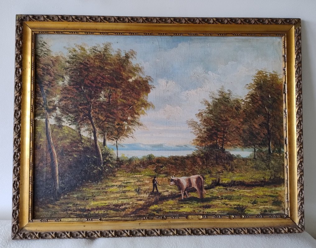 Ιταλική σχολή (XX) - Paesaggio bucolico #2.1