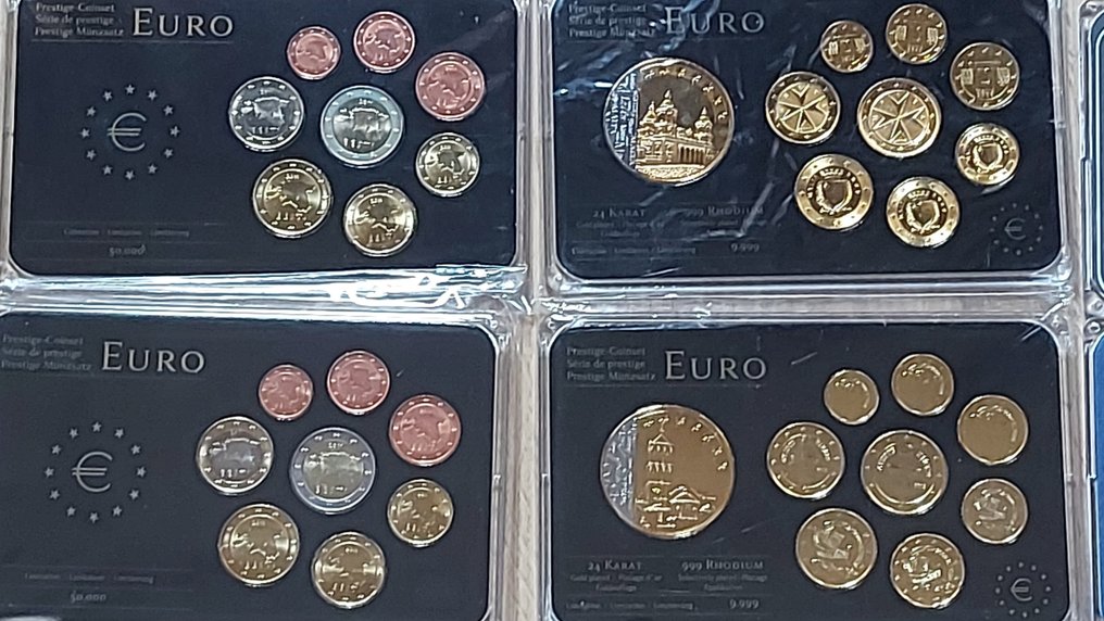 Ευρώπη. Series 1 Cent - 2 Euro 2003/2018 (12 series) (χωρίς τιμή ασφαλείας) #1.0