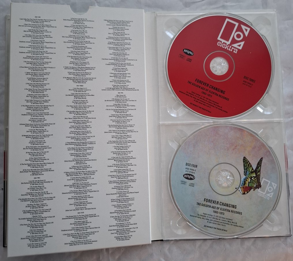 Various Artists - Différents artistes - Forever Changing - The Golden Age Of Elektra Records - 1963-1973 - 5 x CDs - Coffret CD - 2006 #4.3