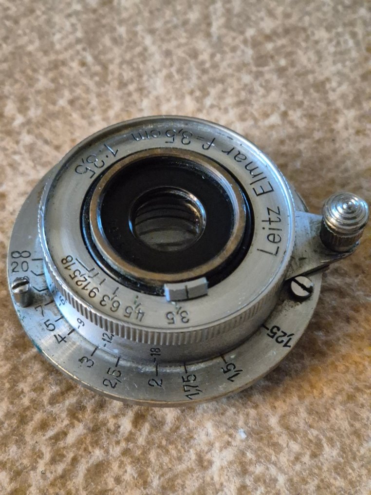 Leica, Leitz Elmar f=3.5cm 1:3.5, M39, Chrome Analogue camera #1.0