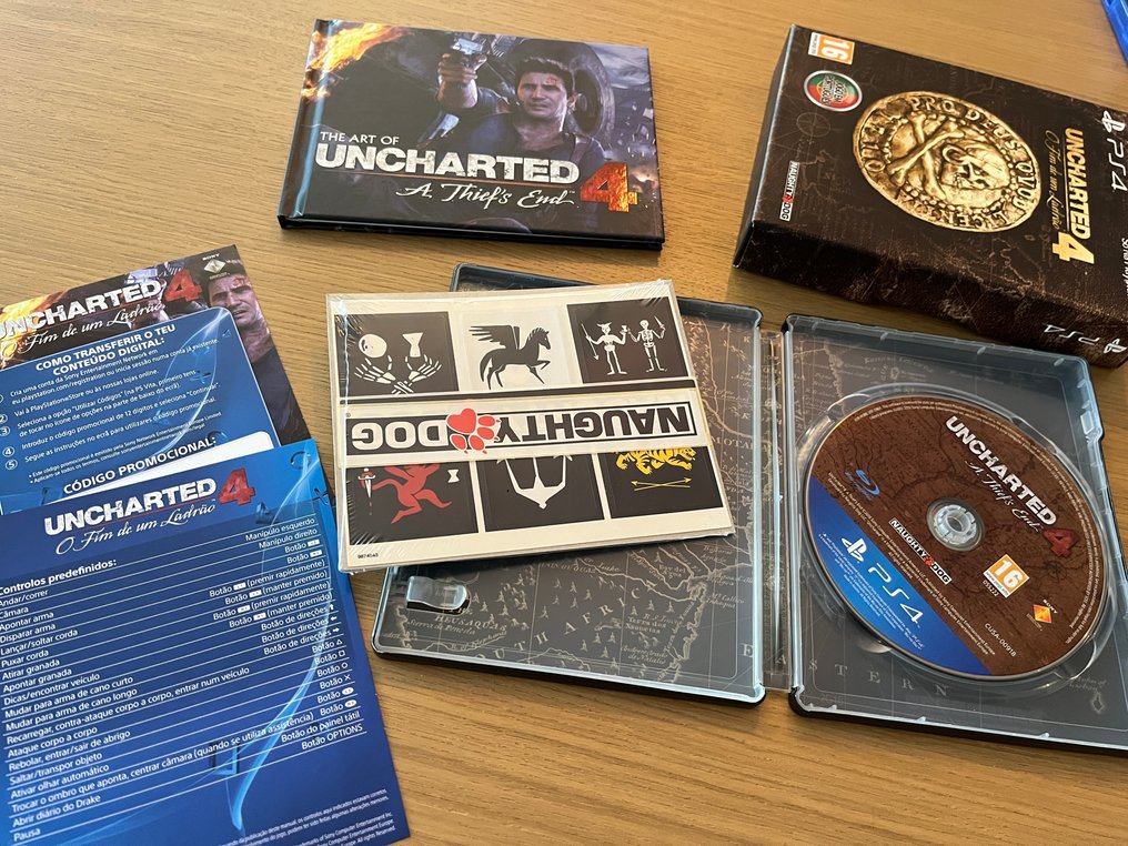Sony - Playstation 4 (PS4) - Uncharted 4: A Thief's End - Steelbox Special Edition PT - Video game - In original box #2.1