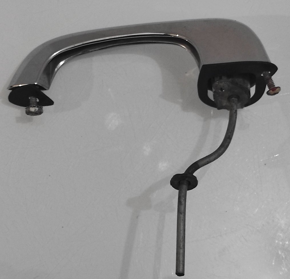 Door handle - Vintage car Door Handle - Maniglia esterna porta con tasto #1.0