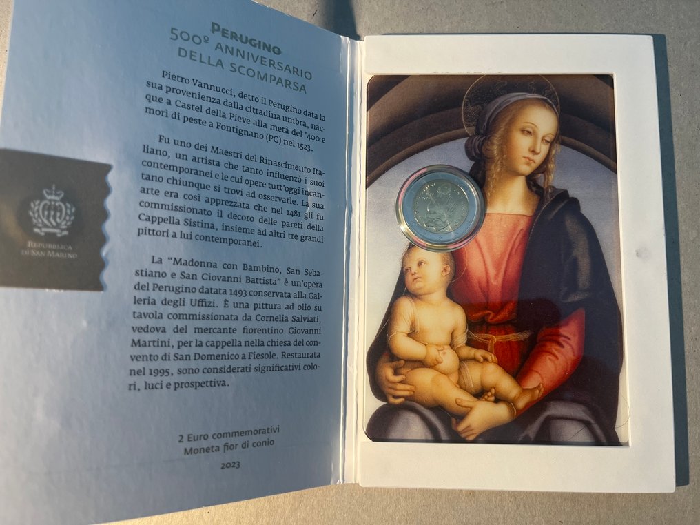 San Marino. 2 Euro 2008/2023 (3 stuks) (Zonder minimumprijs) #3.2