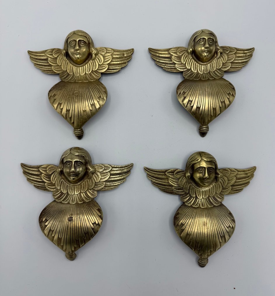 Religious objects (4) - Bronze - 1850-1900 - Winged angels #2.1
