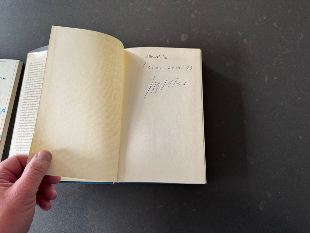 Maarten 't Hart - 3 x gesigneerd: Ongewenste zeereis, Eine unfreiwillige Seereise en Alle verhalen - 1979-1985 #3.2