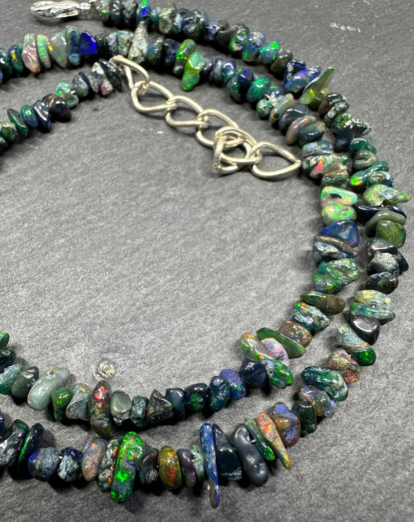 46克拉蛋白石项链 粗糙- 9.2 g #3.2