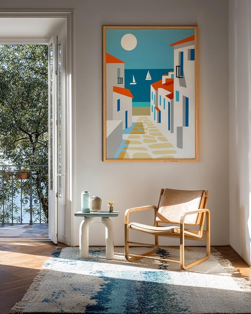 Nelson F. León - "Horizonte Azul"  XL- (NO Reserve) #4.3