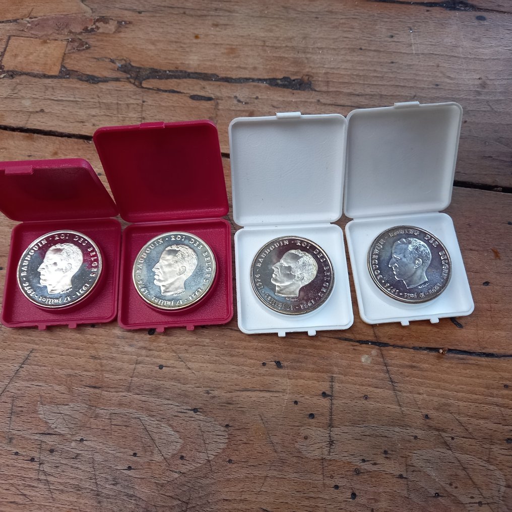 Βέλγιο. 250 Frank 1951/1976, 4 x  (χωρίς τιμή ασφαλείας) #1.0