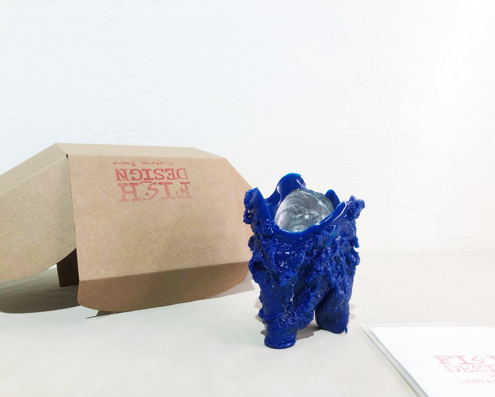 Fish Design - Corsi Design - Gaetano Pesce - Vase -  Lava  - Blød harpiks #4.3