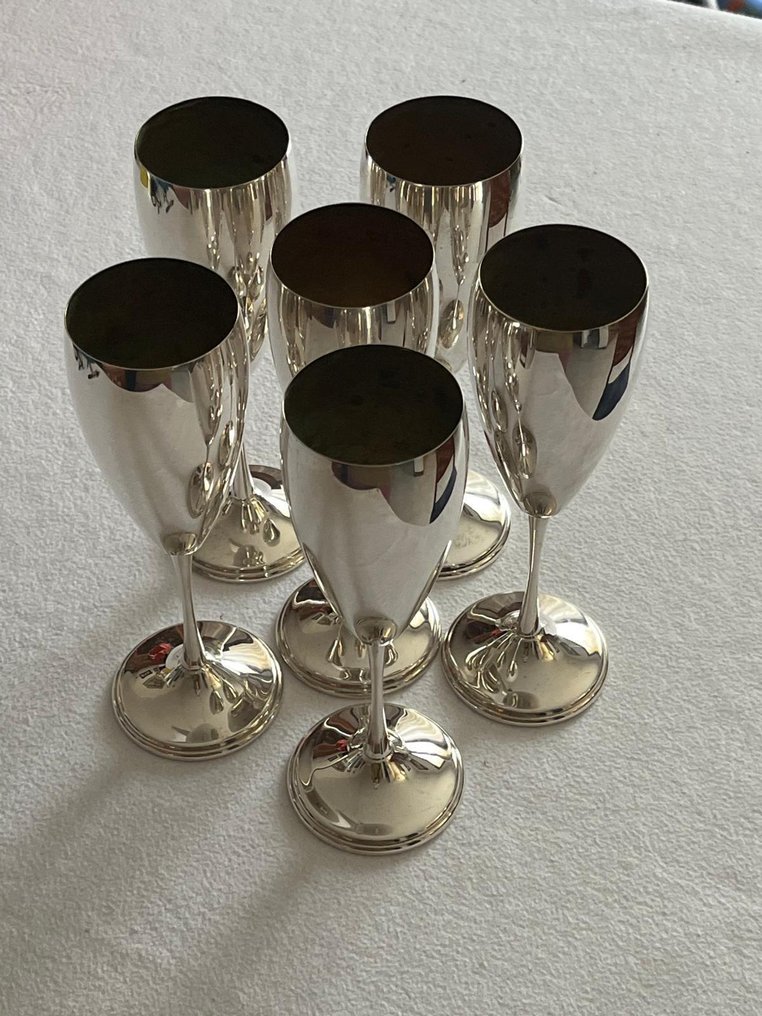 Drinkservies (6) - Zilver - Zilveren bekers #1.0