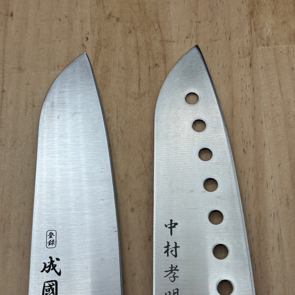 Japanese  knives set Santoku  petty  CA217 - Μαχαίρι κουζίνας - Χάλυβας - Ιαπωνία #3.2