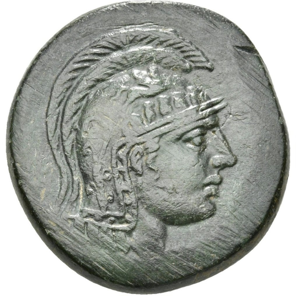 帕夫拉戈尼亚， 阿马斯特里斯 Mithridates VI Eupator, 105-90 BC-Medusa  (没有保留价) #1.0