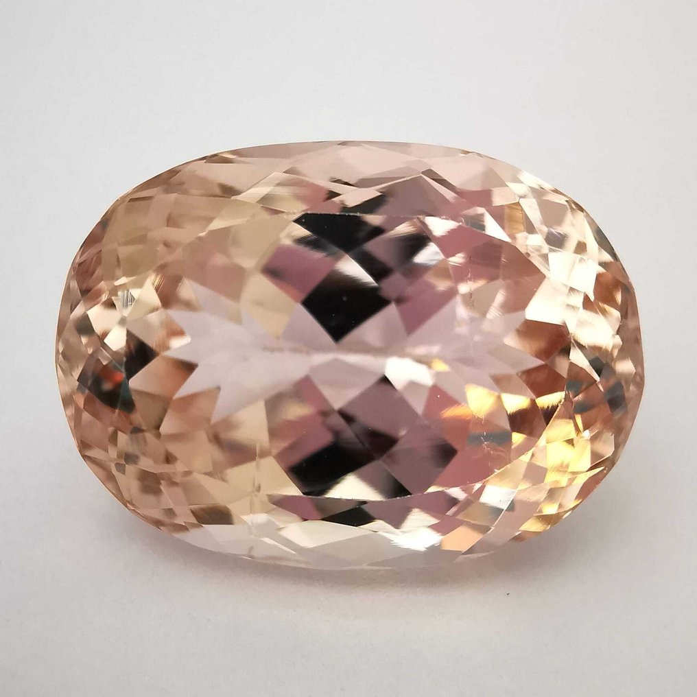 χωρίς τιμή ασφαλείας Σποδουμένιο  - 25.69 ct - Antwerp Laboratory for Gemstone Testing (ALGT) - ροζ κίτρινο #1.0