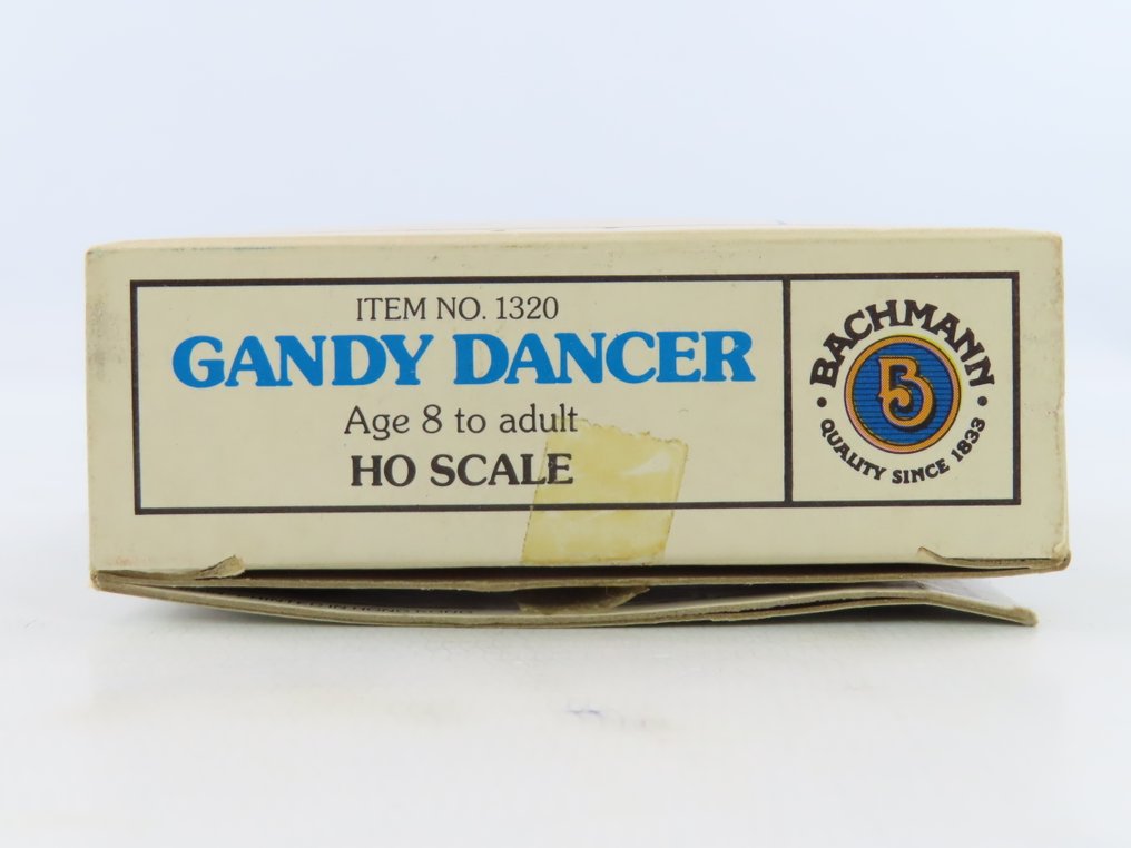 Bachmann H0 - 1320 - Model train (1) - Gandy Dancer, pomp wagen (draisine) operated by two men. #3.2