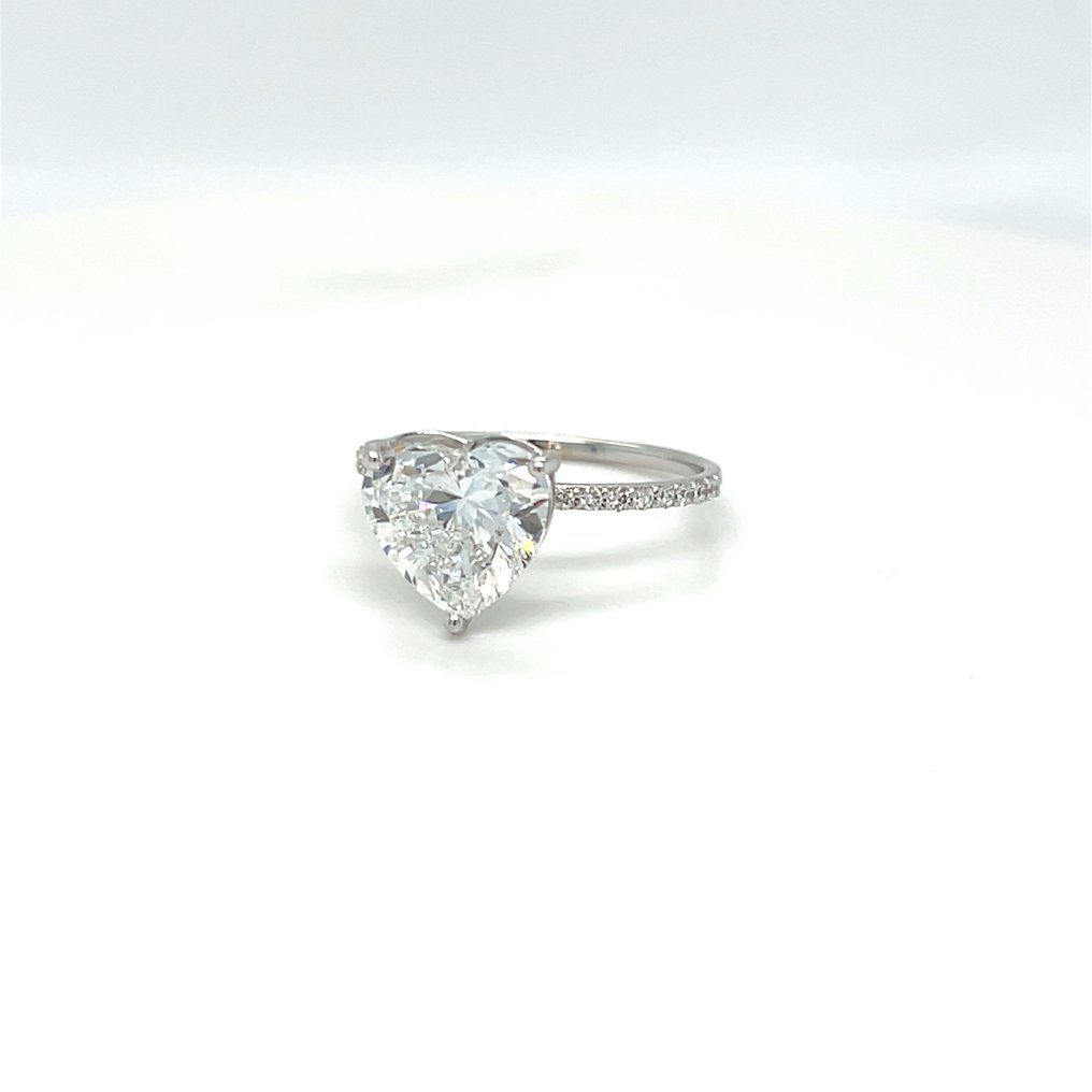 戒指 - 14K包金 白金 -  3.23ct. tw. 钻石 (实验室培育) - 钻石 #4.3