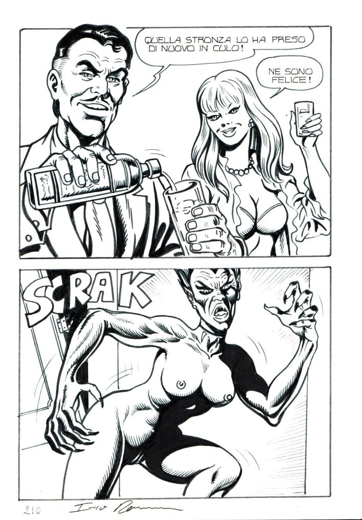 Romanini, Giovanni - 3 Original page - Ulula supplemento al #21 - I depravati di Manila - 1983 #1.0