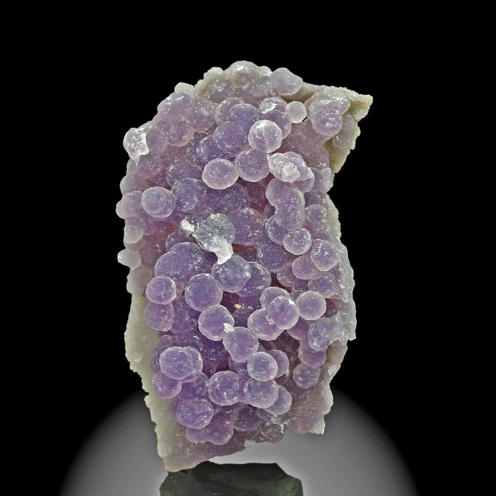 闪耀！紫葡萄玛瑙玉髓 水晶簇 - 高度: 7.3 cm - 宽度: 4.2 cm- 87 g #2.1