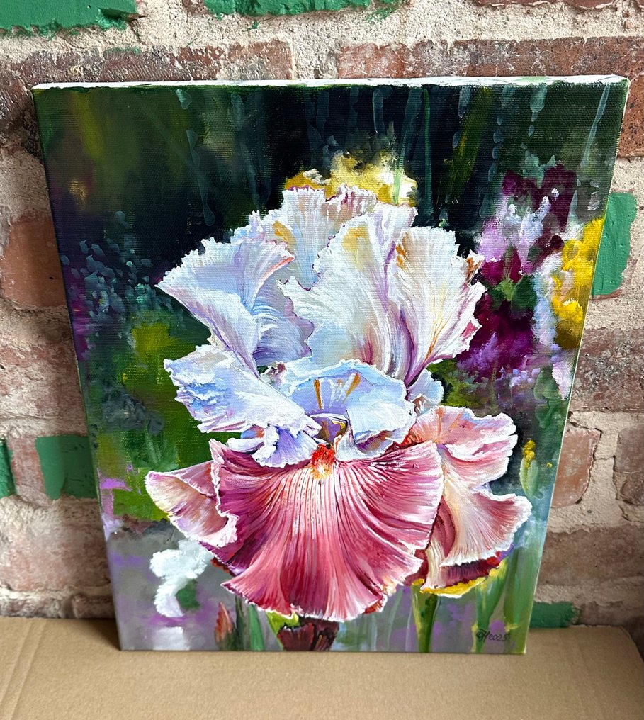 Alexander Nakonechny (1971) - White-red iris #4.3