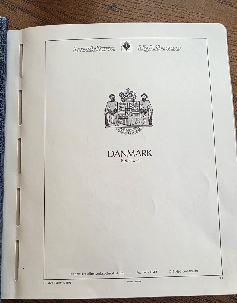 Denmark 1851/1996 - Large Leuchtturm Danish Stamp Album - almost complete AFA 1 - 1131,  1851 to 1996 - AFA 1 - 1131 #2.1