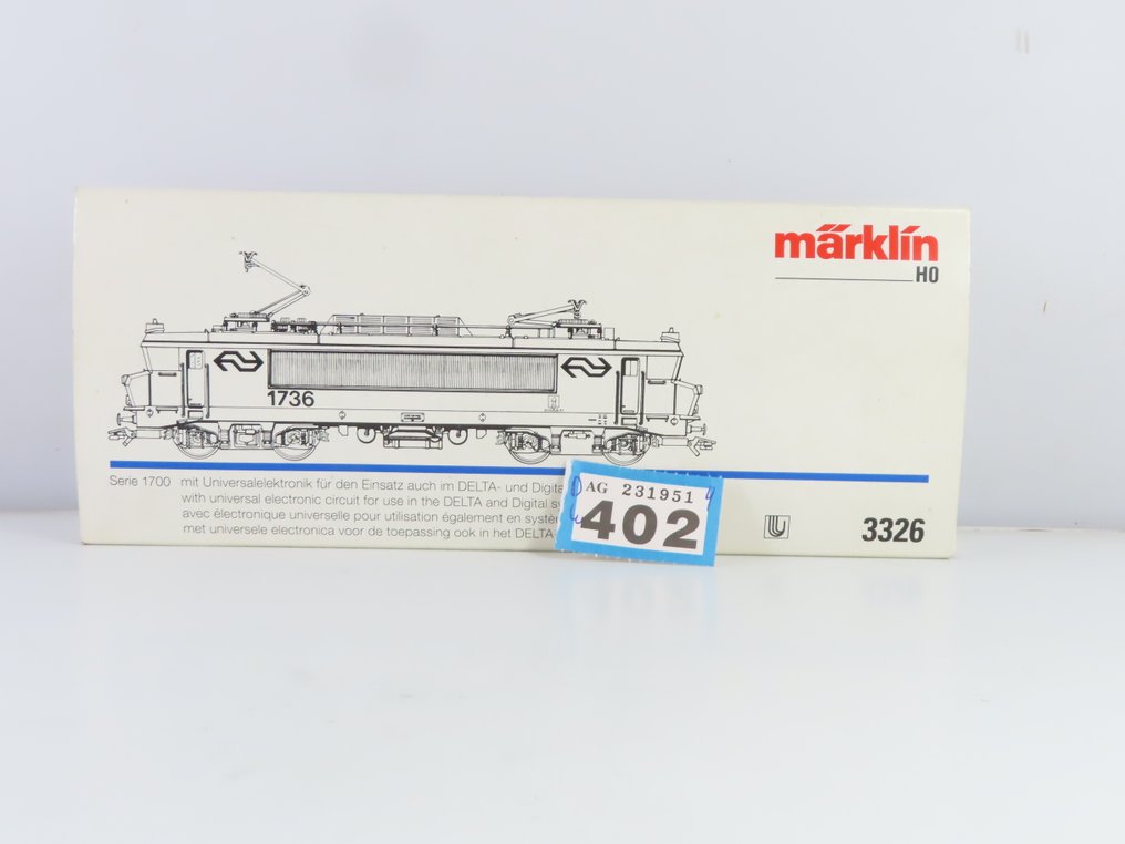 Märklin H0 - 3326 - Electric locomotive (1) - Series 1700 Digital MFX - NS #2.1
