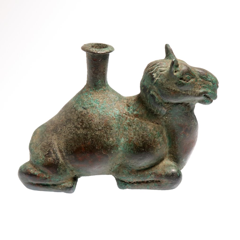 Βακτρία Μπρούντζος Μπουκάλι καλλυντικών δρομέας καμήλας #3.2