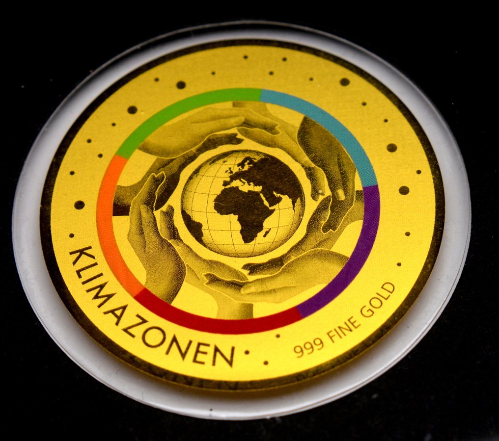 Chad. 5000 Francs 2020 Klimat Zone - 1/200oz (.999)  (No reserve price) #1.0